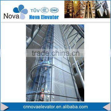 Beautiful and Durable Panoramic Elevator, China Observation Glass Elevator