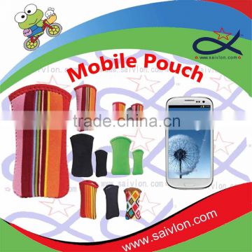 New design neoprene waterproof mobile phone pouch