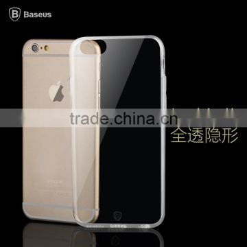 Original Baseus brand sample case ultra thin transparent soft TPU Back Cover Case For Iphone 6