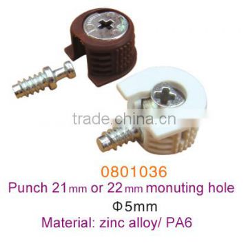 plastic and zinc alloy shelf support pin for cabinet furniture