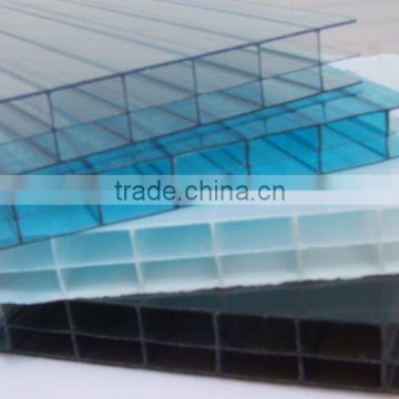 10mm 2.1x5.8m Guangzhou, China BEGREEN multi walls polycarbonate hollow sheet for greenhouse or other project