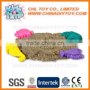 Promotional non sticky miracle sand, ultra soft colorful sand alive, intelligent super smart mars sand