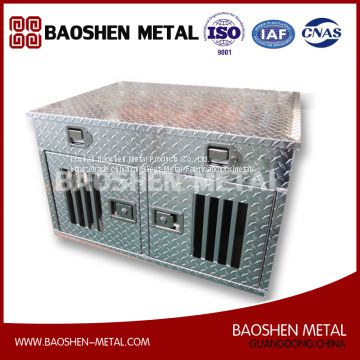 Manufacturer Wholesale Diamond Plate Aluminum Large Tool Box Cage Dog Run Kennels