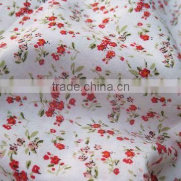 100% cotton flower's printed bedding set fabric