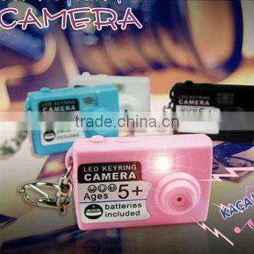 Camera shaped LED lighting keychain promotion gift