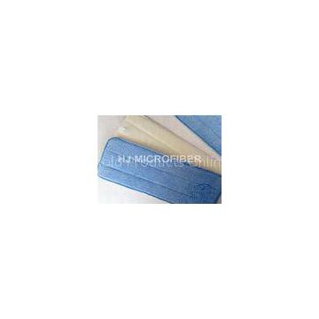 High Absorbent Blue Microfiber Dust Mop / Microfiber Flat Mops 5 x 18
