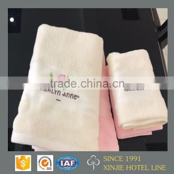 Bulk buy from china cotton towel with custom logo embroideried