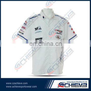dye shirts racing jerseys high quality sublimation custom racing shirts
