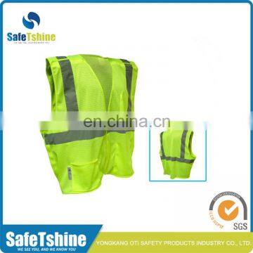 2016 The most competitive fluorescent polyester green safety vests