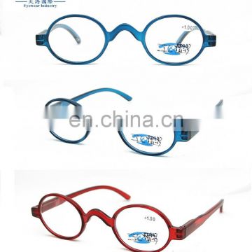 2017spring fashion shape oval frame PC reading glasses