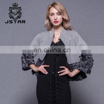 Hot Sale Factory Directly Women Grey Cashmere Coats