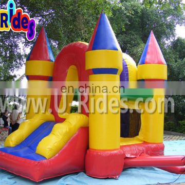 Colorful Inflatable bounce jump castle inflatable bounce castle inflatable jumper with slide for kids