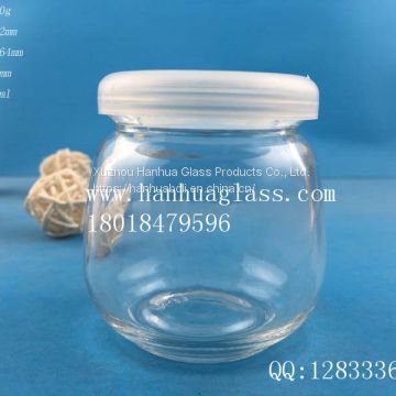 Hot selling 100 ml pudding glass bottle manufacturer   wholesale glass pudding bottle