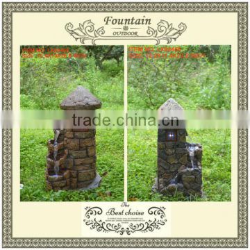LX63465 Decorative Stone Home Garden Fountain