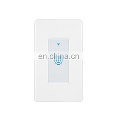 US Standard Tuya Zigbee remote control Wall touch 1gang 3Way Smart Switch,Support Alexa& Echo dot Google Home voice control