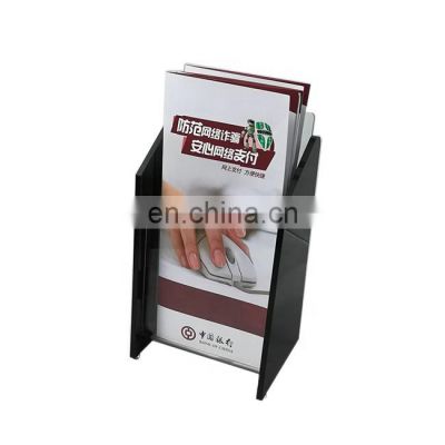 single pocket clear a5 leaflet organizer custom acrylic brochure holder