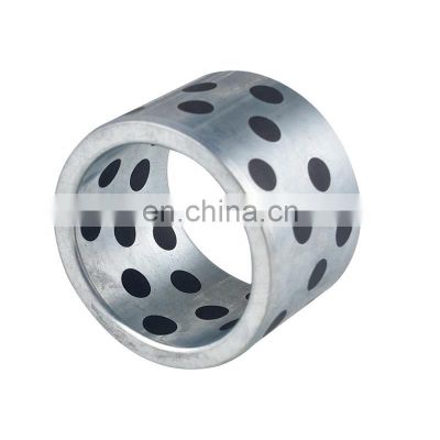 PTFE Graphite Paraffin Zinc Base Solid  Lubricating Bearing Oilless Weighted Bushing