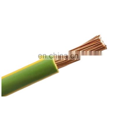 Earth Wire 300v/500v 0.75mm2 1.5mm2 2.5mm2 Fire Resistant Cable