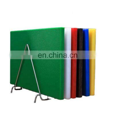 Food grade 100% eco-friendly Plastic chopping board color pe cutting boards non Slip Food Preparation for home kitchen