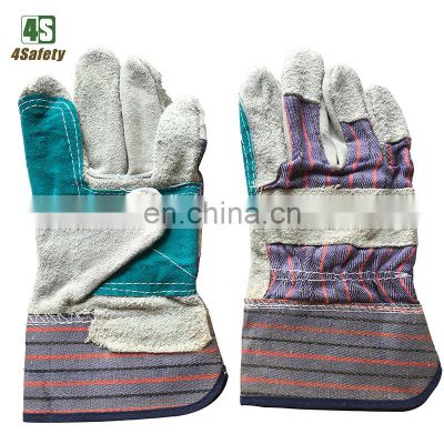 4SAFETY Custom Made Industrial Split Leather Working Gloves Importers