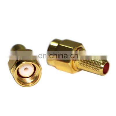 SMA-J-3 RF Coaxial Connector for RG58/RG142, 50-3 Cable SMA Male RP-SMA Connector