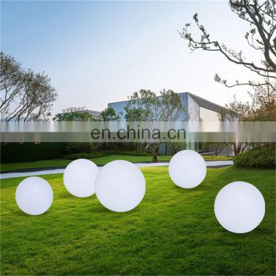 DMX control solar Outdoor Led Garden Round Decorative Ball Light 16 Color Changing Solar Led Ball
