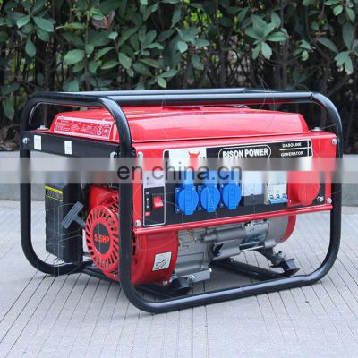 Bison China Wholesale 110/220V Customized Gasoline Generator 3kw