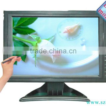 17" touch screen monitor with VGA,LCD resistive display