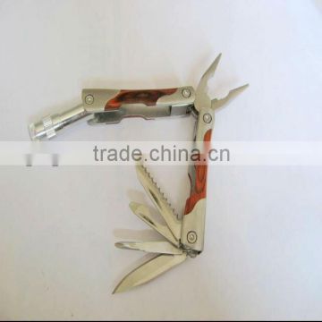 6 in 1 function combination pliers with led light 2034A