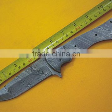 udk b2" custom handmade Damascus steel blank blade for makers