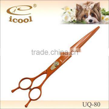 UQ-80 SUS440C Stainless Steel High quality Pet Grooming Scissors type of hair scissors