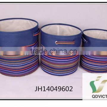 wholesale polyester home storage baskets