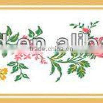 Festival PVC decoration lace wall border sticker B1014