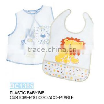 Baby bib plastic,pass FDA