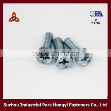 Galvanized Carbon Steel 8.8 Grade Bolt Type Of Cross Recessed Hex Head Made In China Mainland Manufacture