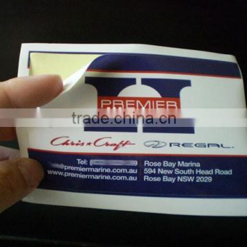 plain business card stickers (M-A408)