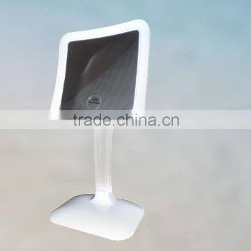 Square Table Stand Makeup Mirror with LED Light