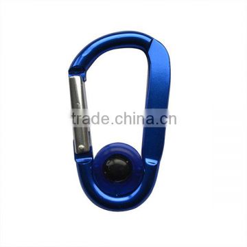 Good quality carabiner wholesale with led flashlight                        
                                                Quality Choice