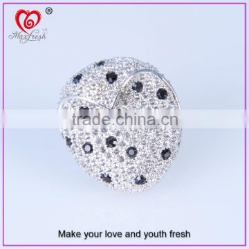 experienced jewelry factory maxfresh supply new diamond ring lucky ring special lucky stone ring