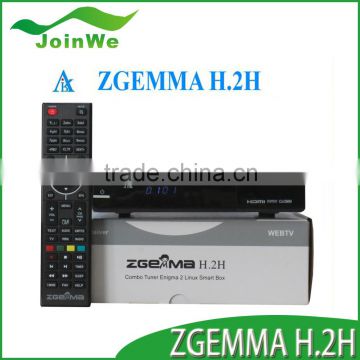 Original Combo Satellite &amp JW Terrestrial/cable Tv Receiver Dvb-s2 Dvb T2/c Satellite Receiver With Dual Core Cpu Zgemma H.2h