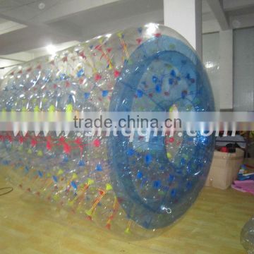 Transparent inflatable water roller for sale