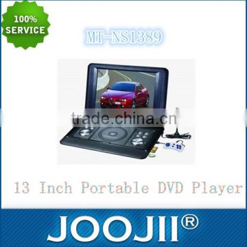 13.3 Inch Portable DVD Player with USB MMC, SD