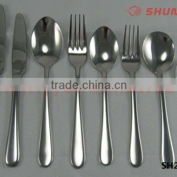 Western design for stainless steel 18/10 flatware