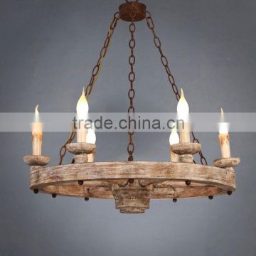 2016 new products wooden antique pendant light