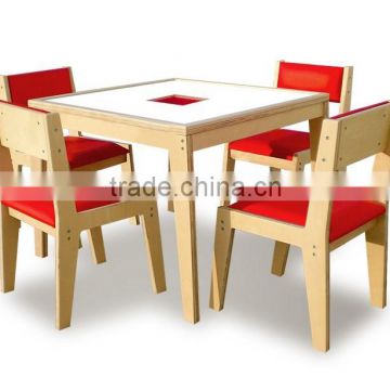 School Kids Wooden Table & Chair (Write-N-Wipe Table)
