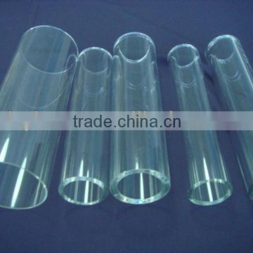 high transparent glass borosilicate tube COE 3.3