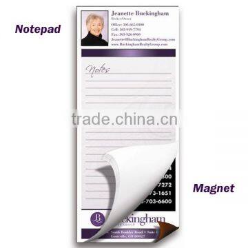 Magnetic manufacture supplier magnet notepad for business
