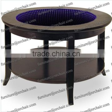 2015 New Arrival Shanghai Commercial 3D LED Infinity Mirror Coffee Table NR_TD009