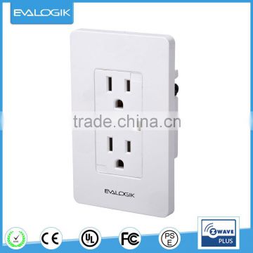 Z-wave smart energy outlet, white