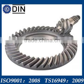 Perfect ground bevel gears with durable service life